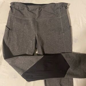 Lululemon Grey Cropped Leggings
